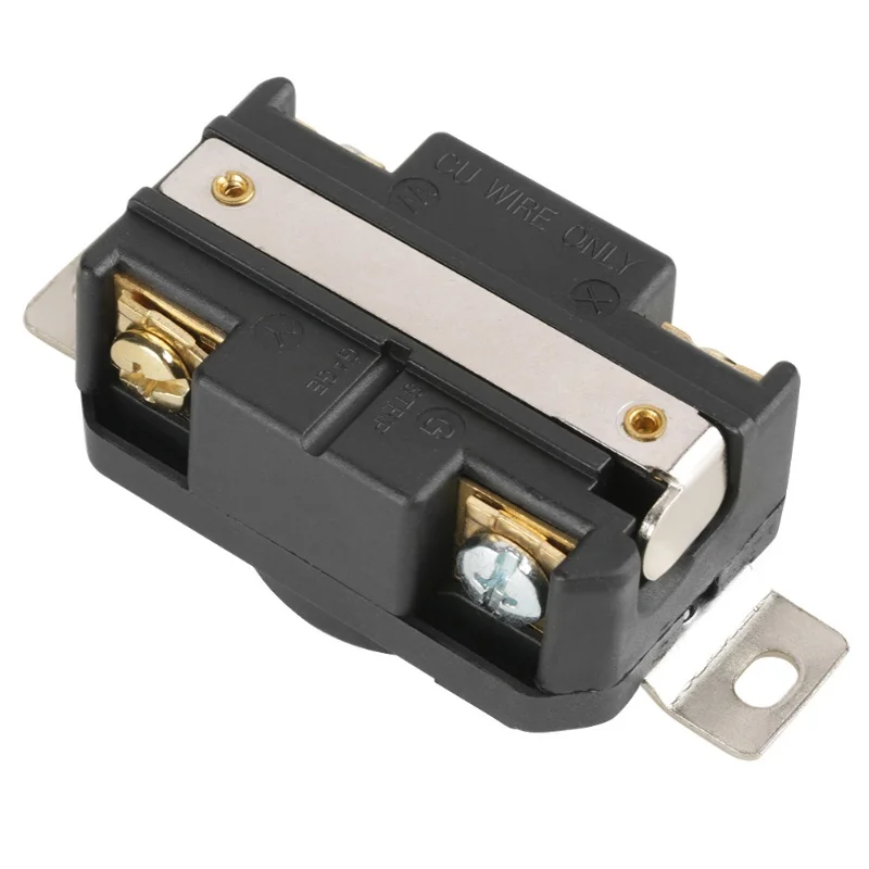 D9 NEMA L14-30R 30A 125V/250V Twist Locking Electrical Plug Female Wall Receptacle Socket Generator Plug Socket Four Wire Plug