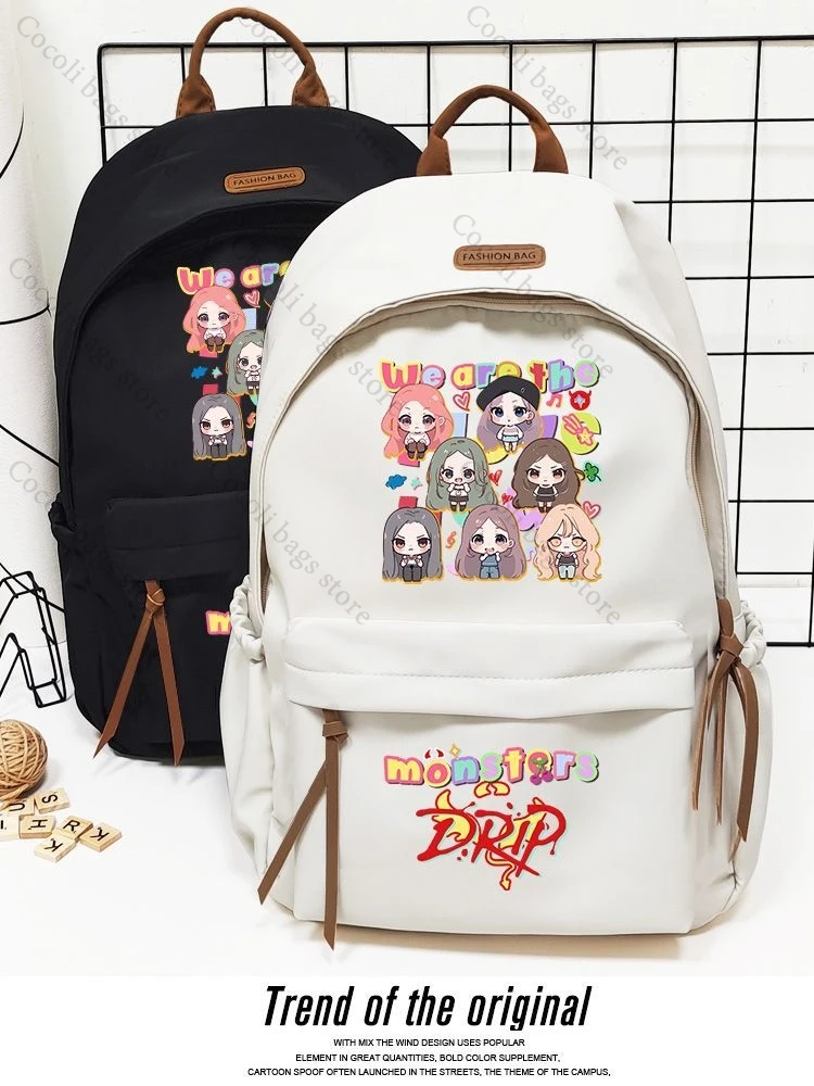 

Kpop BABYMONSTER Series Printing Backpack for Women School Bags for Girl Women's Backpack Teenage Youth Backpacks