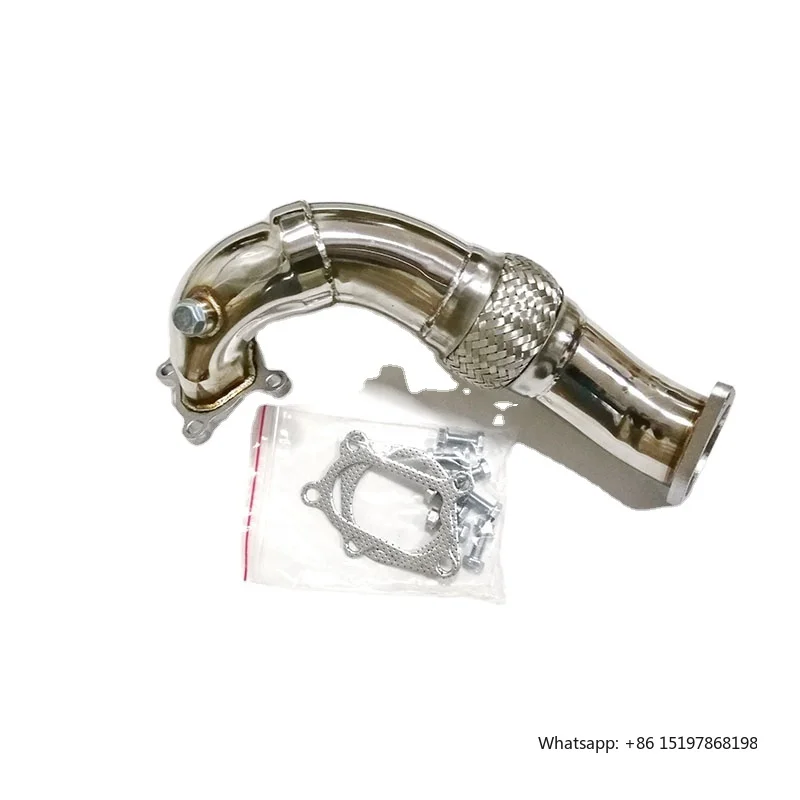 Exhaust TURBO DOWNPIPE EXHAUST for 07-13 MAZDA 3 MPS MAZDASPEED3 DISI