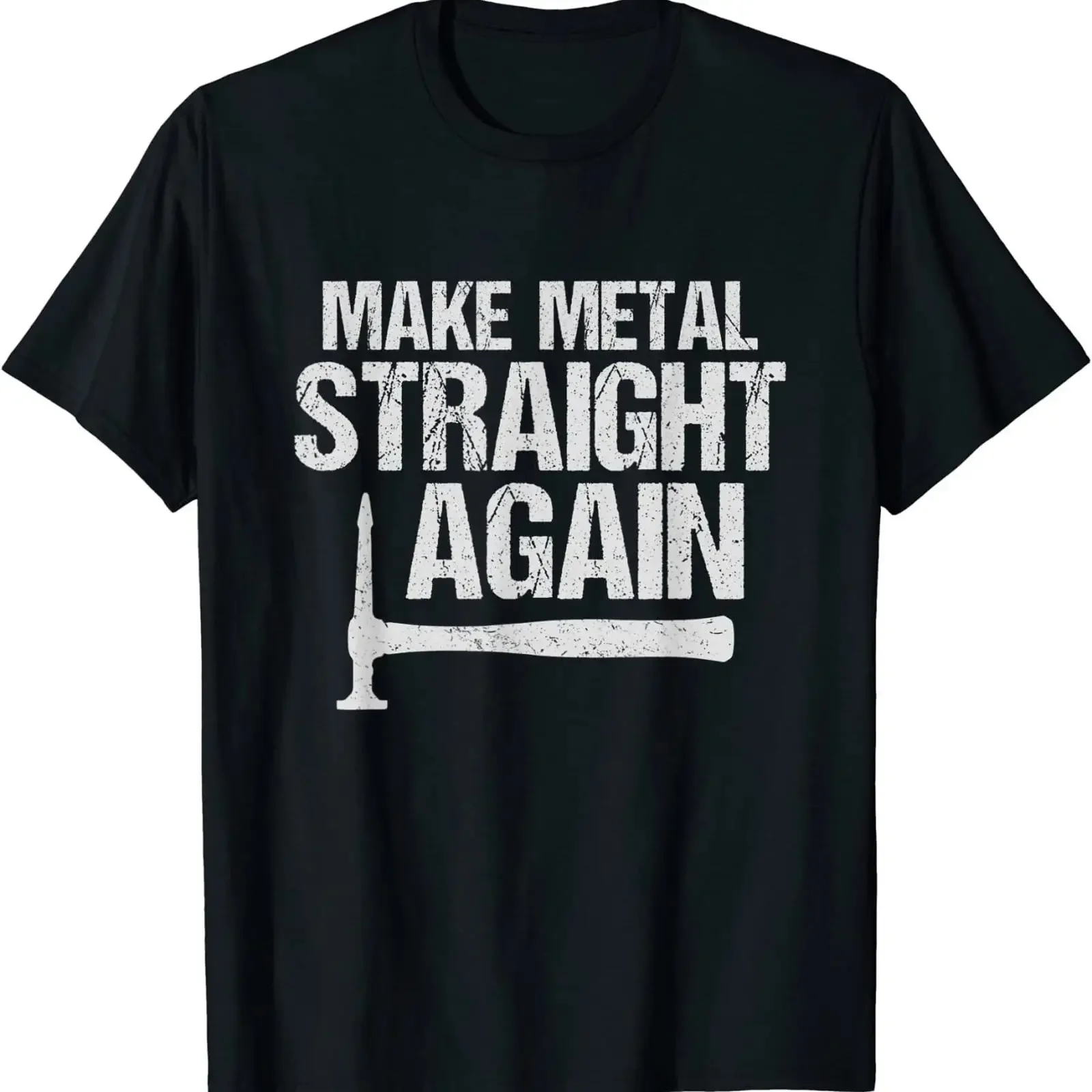 NEW LIMITED Auto Body Painter Make Metal Straight Again T Shirt MADE IN USA vintage Washed Unisex Soft Comfortable Breathable