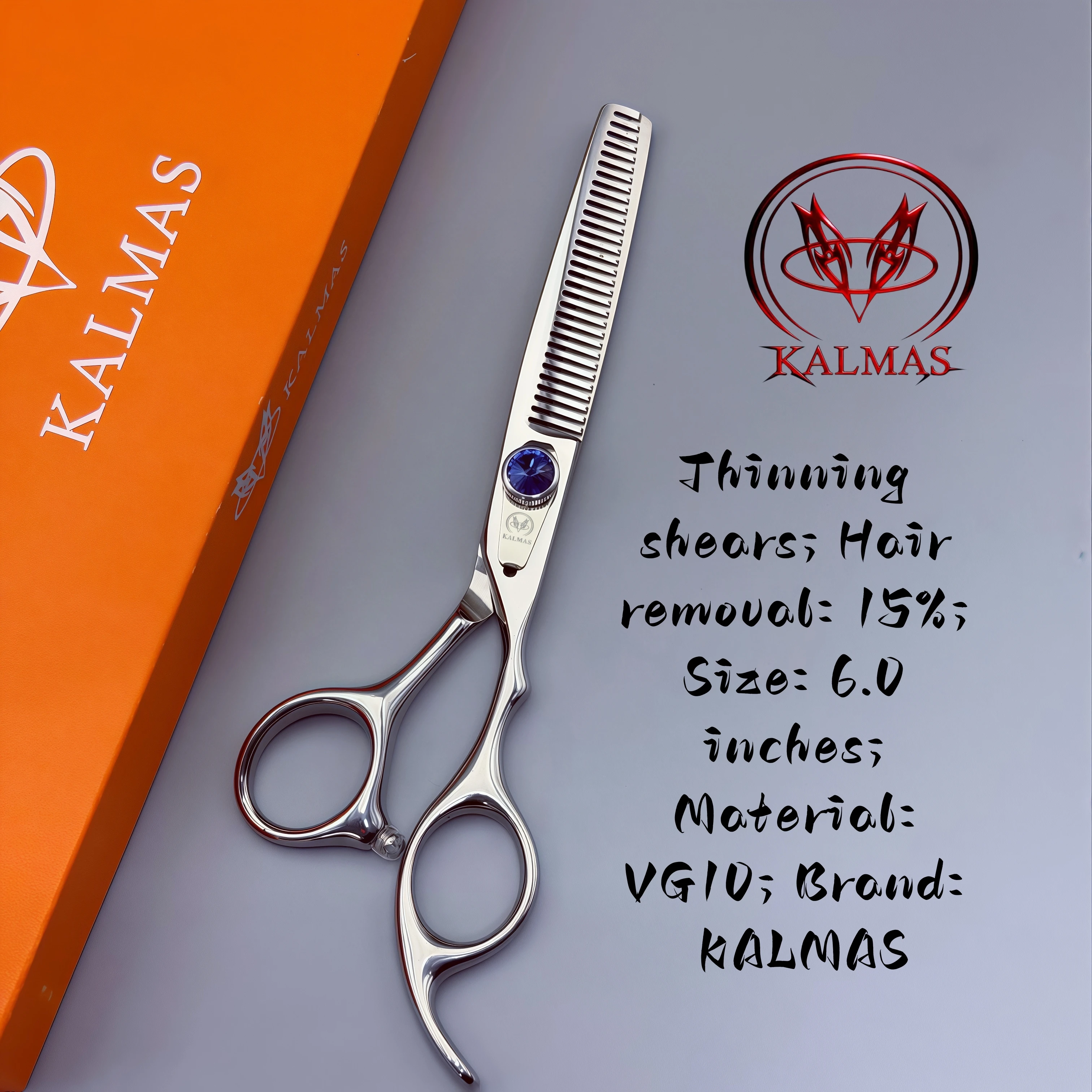 Professional Hair Cutting Tool, Hair Salon, Ultra-Thin Scissors 6.0 Inch Hair Scissors Tool