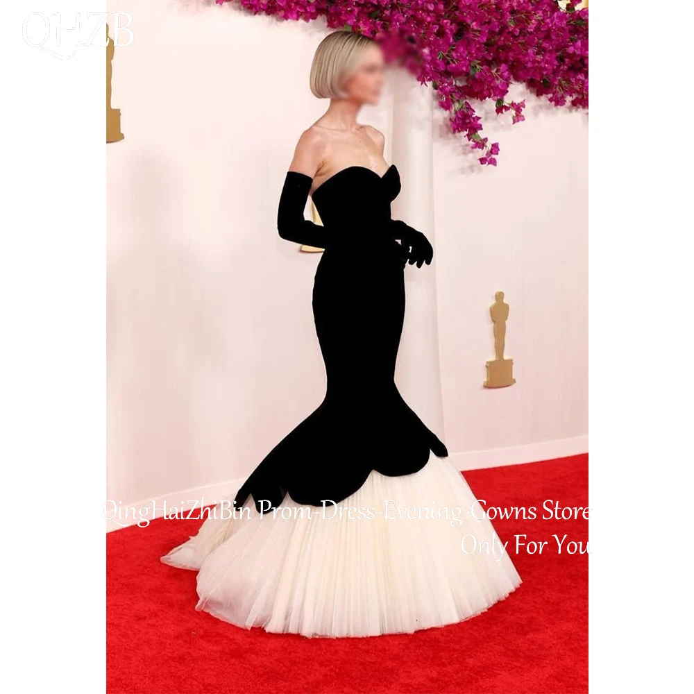 Customized Elegant Evening Dresses for Special Occasions Floor-Length Sweep Train Women Gala Party Celebrity Replica Dress 2025