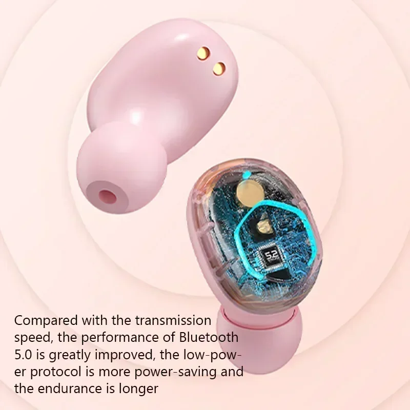 

Wireless Earbud Bluetooth In Ear HiFi Stereo Earphone With 5.2 Earphone NEW M13 TWS Mic Waterproof Earplugs Bass Music Headset