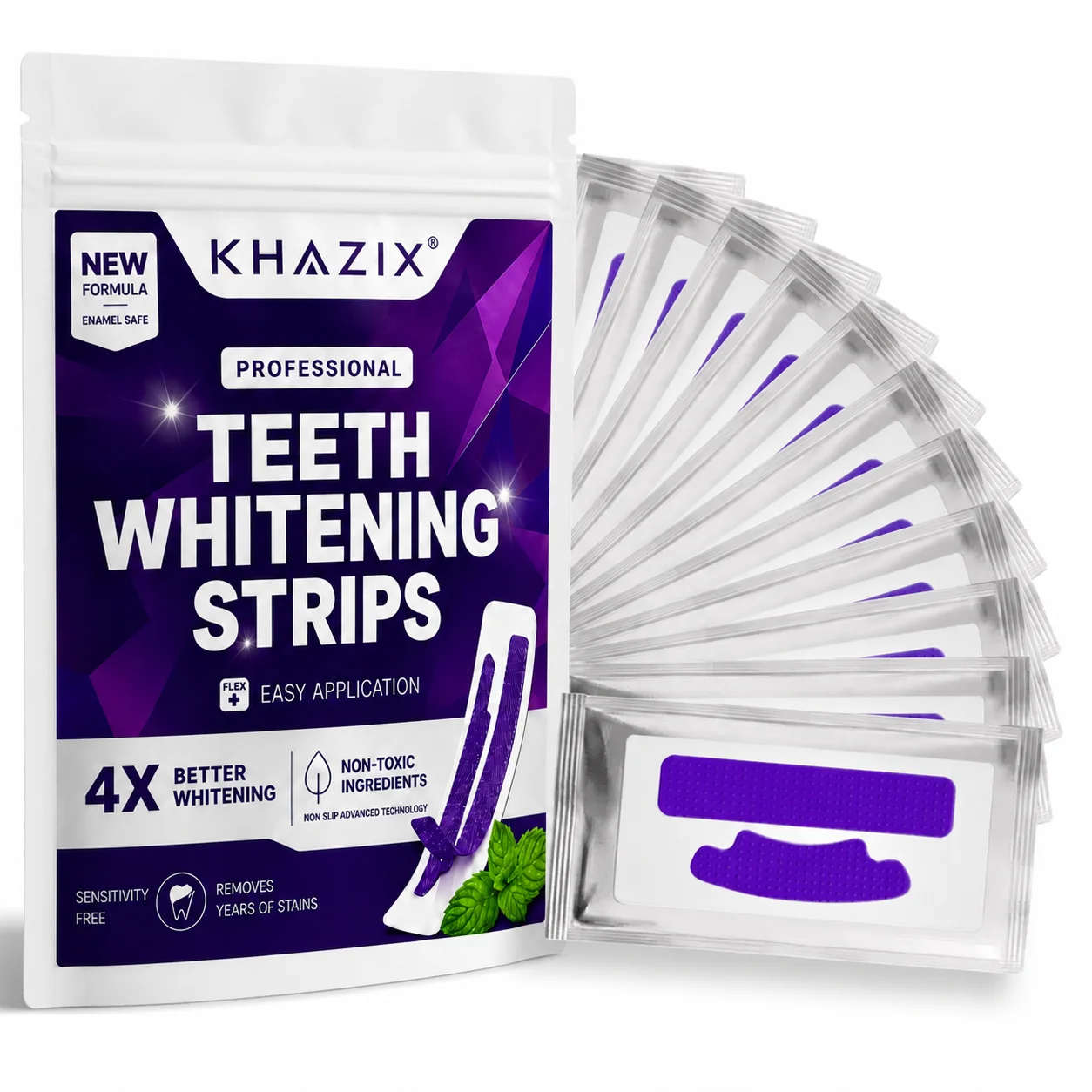 Teeth Whitening Strips Crest - 1/7 paar tandenbleekstrips voor een witter