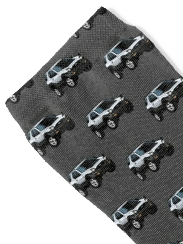 Artwork 2000 ISUZU VehiCROSS 4x4 Offroad silver / white / black Socks gifts anime Male Socks Women's