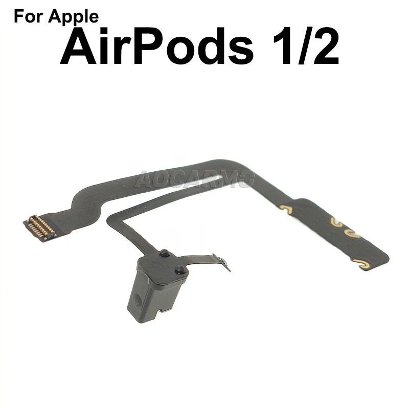 Aocarmo For Apple AirPods 1 2 A1602 Battery Box Charging Case Light Flex Cable Repair Part