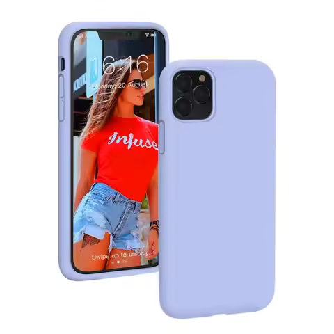 Candy Color Soft Matte Purple Case for Samsung Galaxy S24 Ultra S23 S22 S21 S20 S10 S9 S8+ Shockproof Bumper Silicone Back Cover