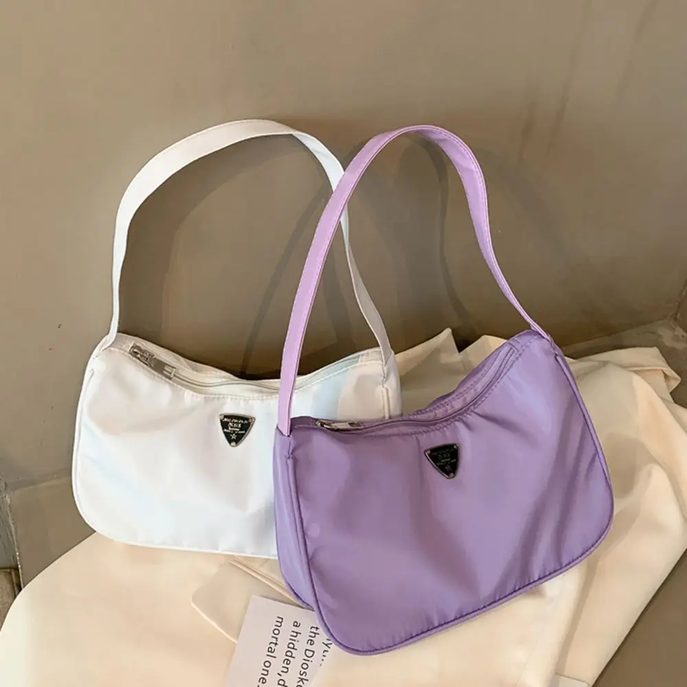 Sac messager Oxford Grill pour femme, sac à main de style coréen, sac à main unique initié, monochromatique, sous les bras, très péri, cadeau à la mode