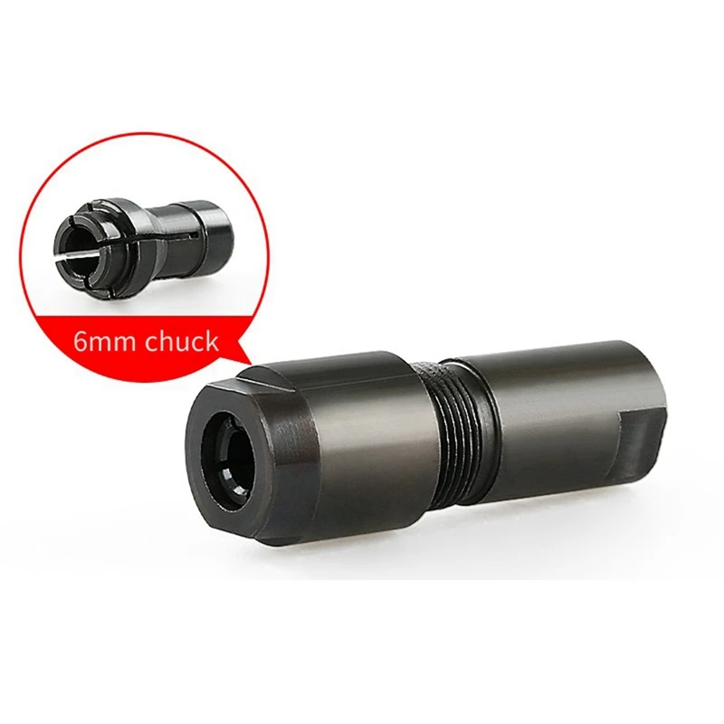 A cabeça de conversão de moagem direta de 6mm é adequada para ferramenta de moagem de rosca m10 de 100 modelo moedor de ângulo adaptador reequipado durável
