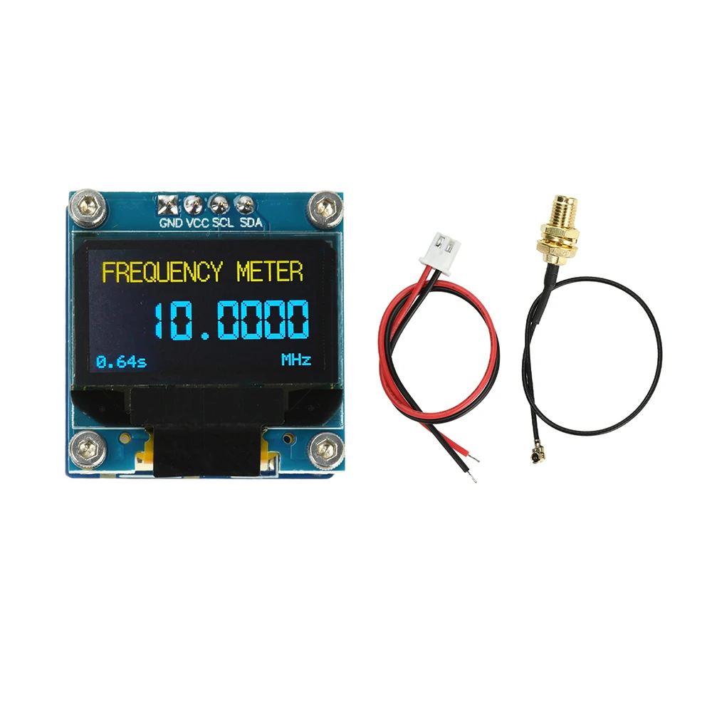 عداد التردد عالي الدقة 20 ميجا هرتز-2.7 جيجا هرتز RF مقياس الإشارة الرقمية مع شاشة OLED 0.96 بوصة لجهاز الإرسال والاستقبال اللاسلكي لحم الخنزير