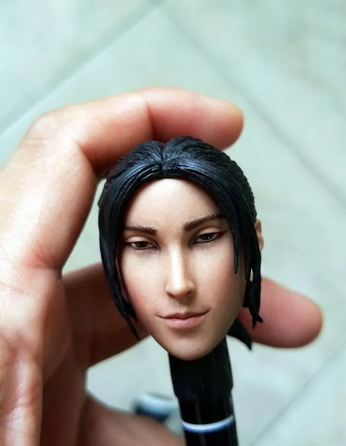 

1:6 Scale men's headsculpt Head Carving Model for 12" Male figure doll