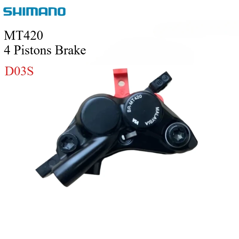 Shimano DEORE MT420 Hydraulic Disc Brake BR-MT420 Brake Caliper with 4 Pistons, Suitable for MTB Original Shimano image 3
