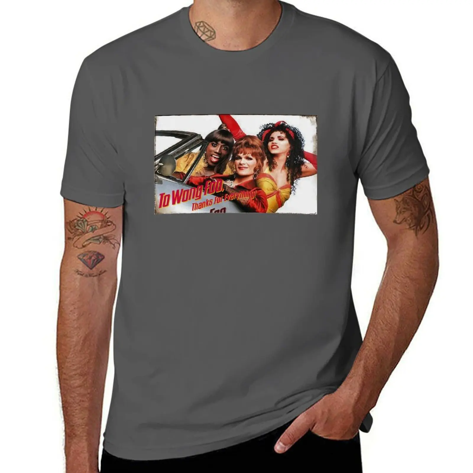 

To Wong Foo, Thanks for Everything! Movie Poster T-Shirt Plus Size Everyday Tee Shirt