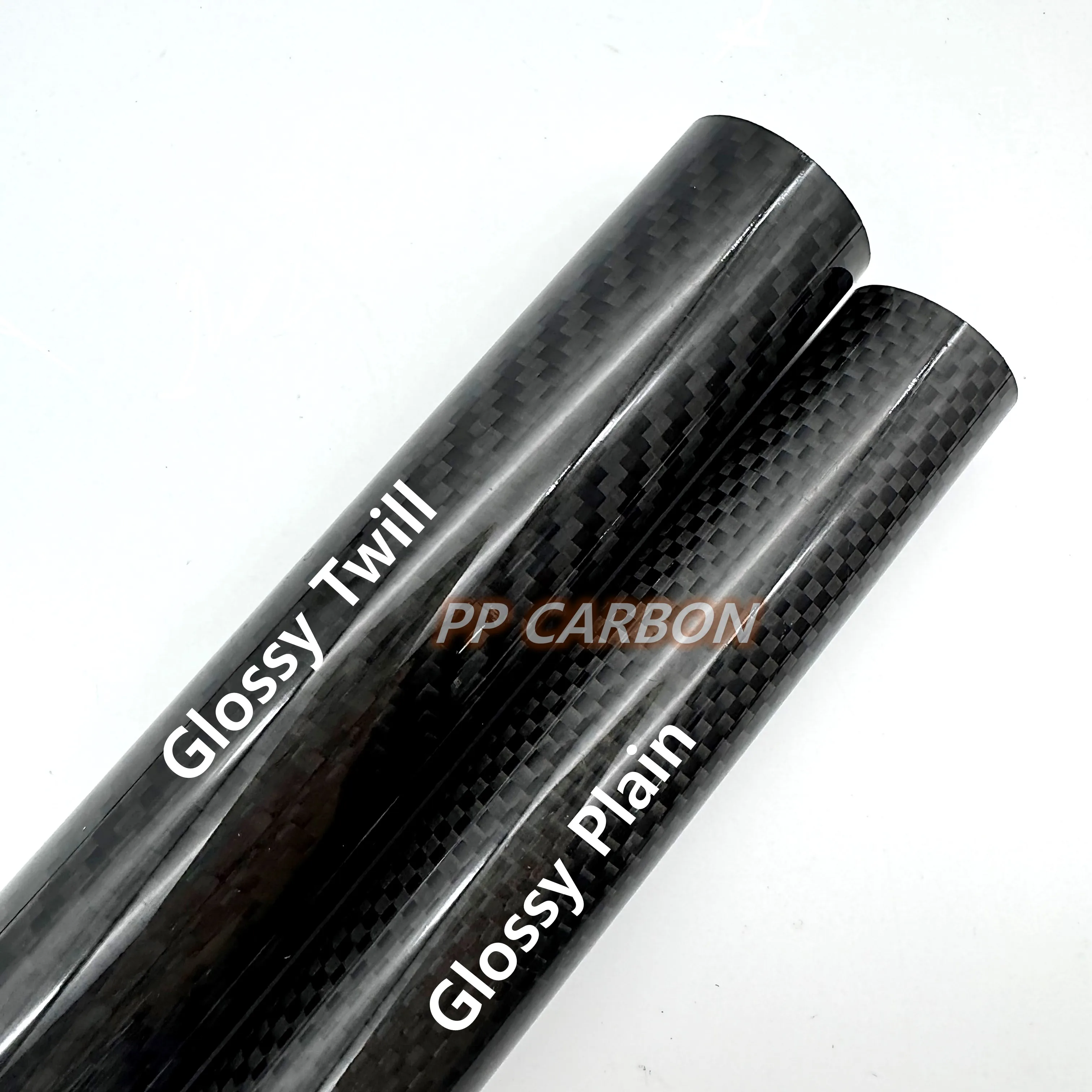 3pcs Carbon Fiber Tube 300mm for RC Airplane Parts Matte Twill Weave 3K High Hardness Composite Material OD 12mm 18mm 20mm 22mm