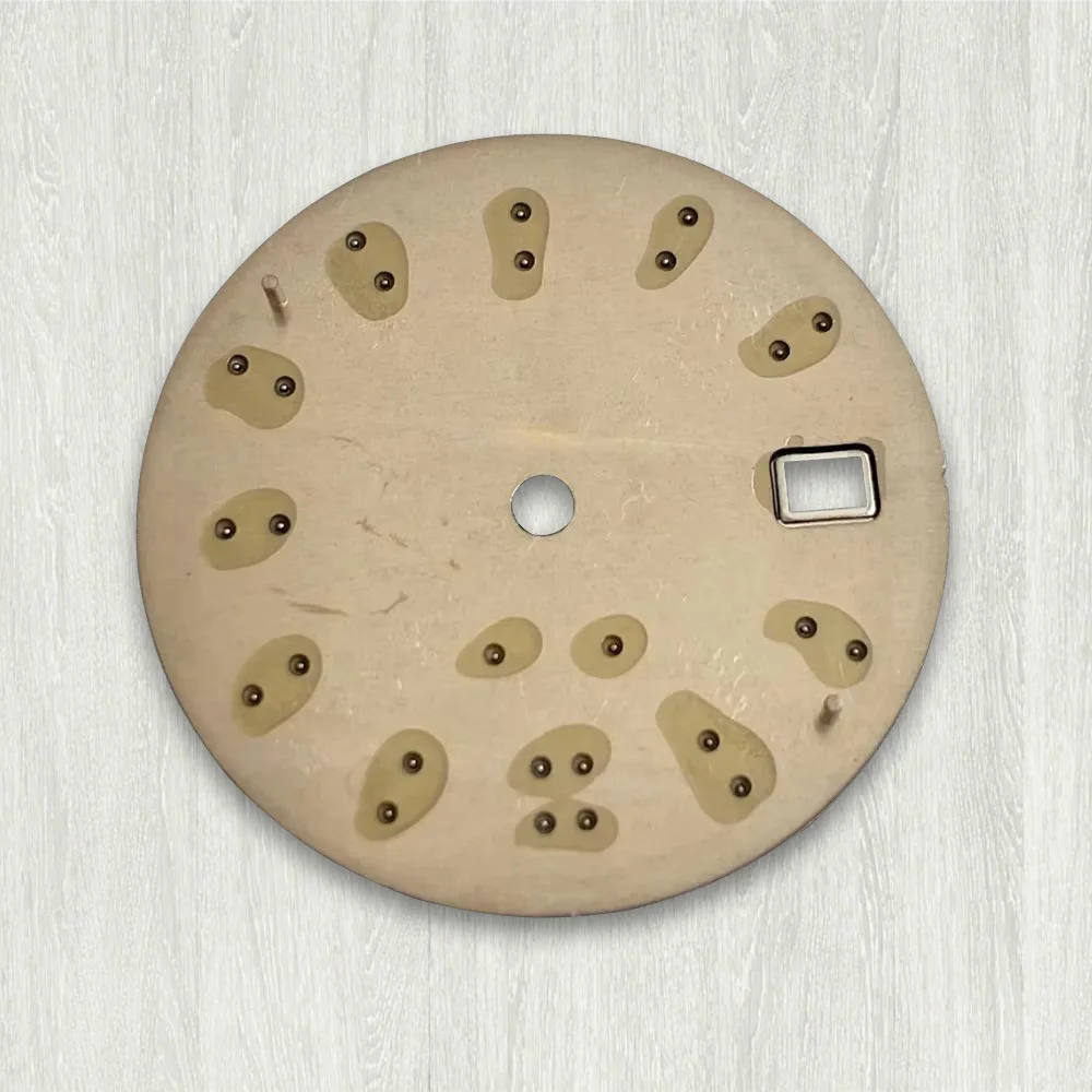 30.5mm S Logo Nautilus Sky blue Dial Green Luminous Suitable for NH35 NH36 Movement High-Quality Watch Modification Accessories