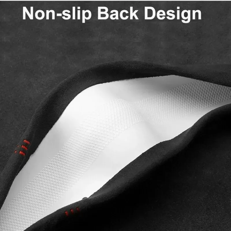 Suede Cover for All Seasons Auto Steering Wheel Cover Ultra-thin Non-slip D-shaped Round Breathable Car Steering Wheel Protector