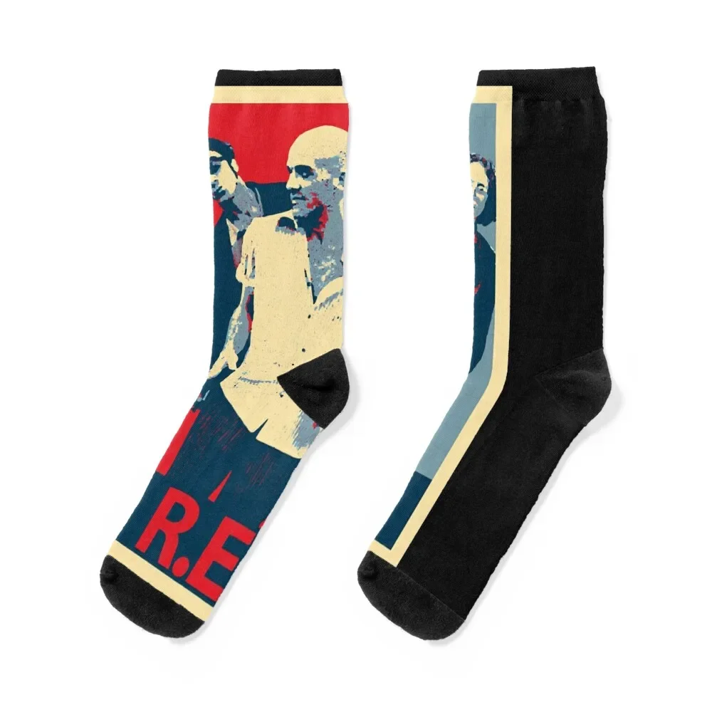 

R E M Band Socks sports stockings set basketball hiphop Men's Socks Luxury Women's