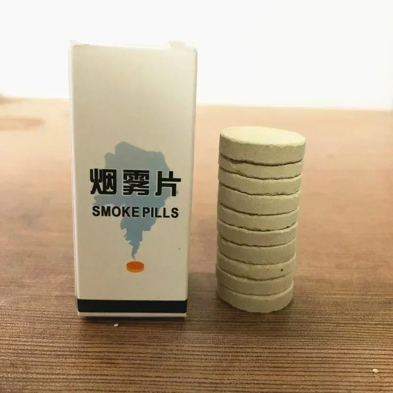 Nebbia densa Fumo bianco Pellicola Spettacolo magico Decorazione Palcoscenico per feste per Halloween Fotografia di matrimonio Atmosfera Smog Pillola