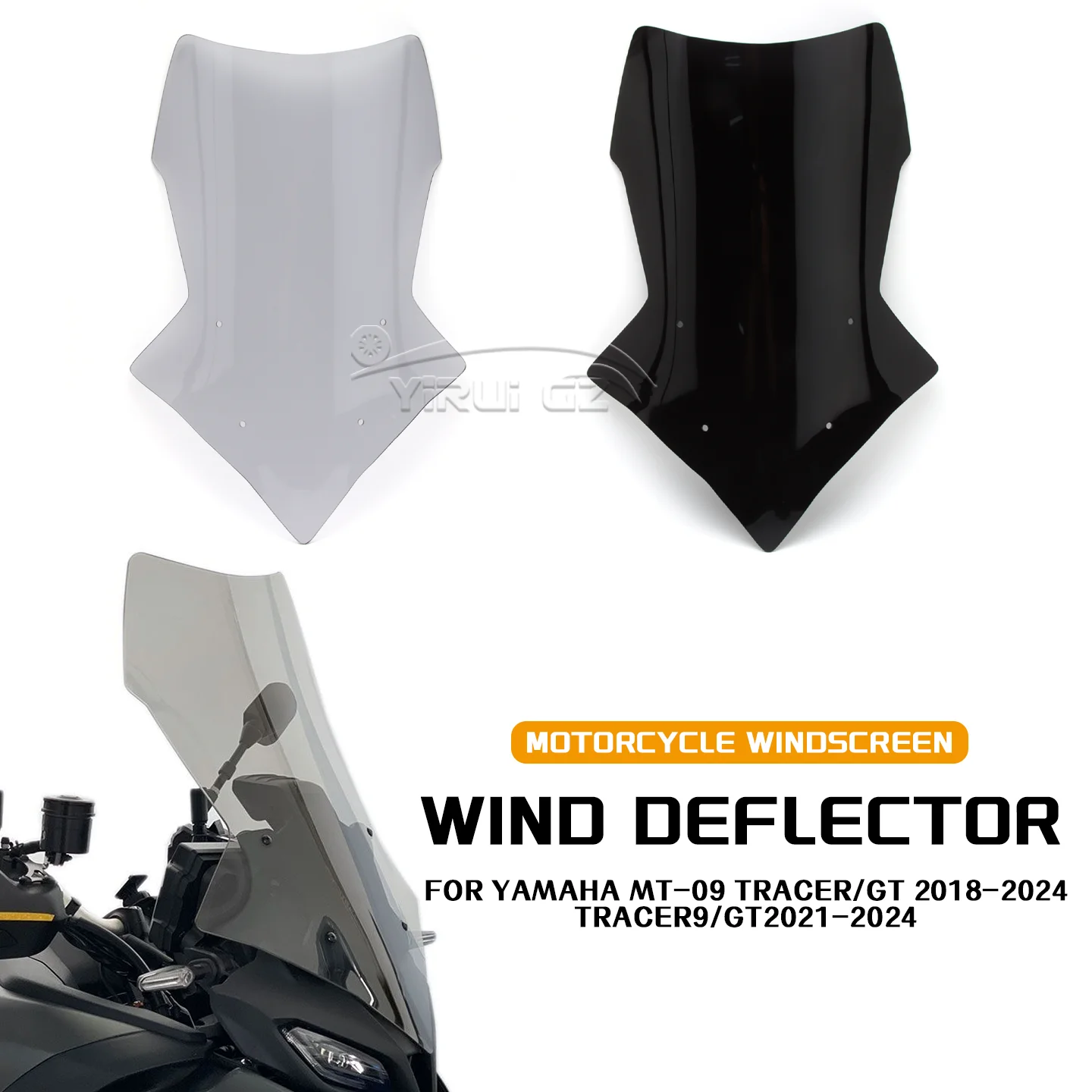 

ДЛЯ YAMAHA MT-09 TRACER/GT 2018-2024 TRACER9/GT 2021-2024 ветровое стекло аксессуары для мотоциклов аксессуары для лобового стекла