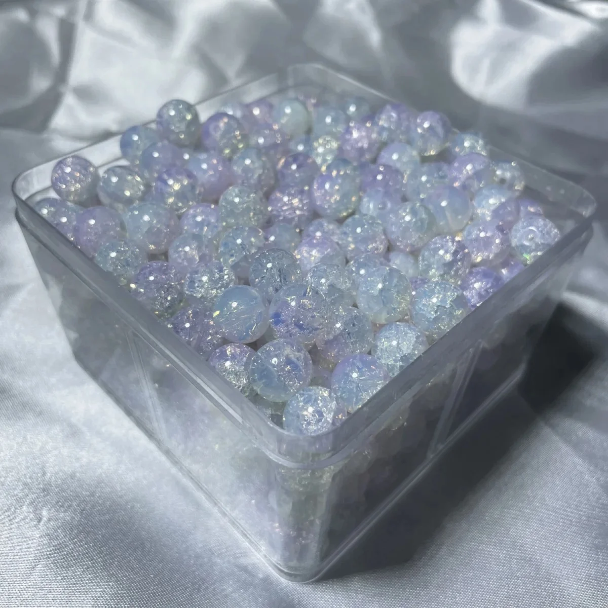 20 Pcs 10mm Glass Beads Beautiful Multicolor Beads Handmade Diy Bracelet Necklace Bracelet Jewelry Handmade Beads Accessories