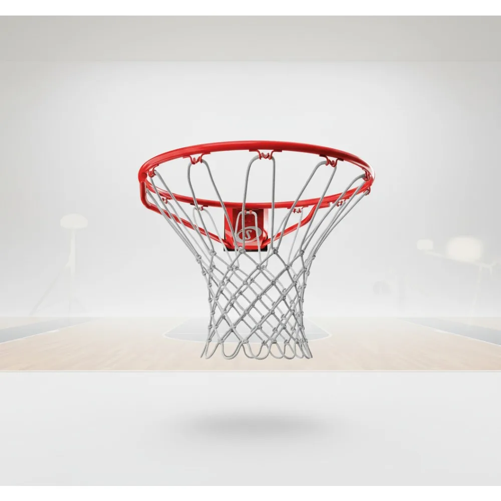 حافة كرة سلة احترافية مقاس 18 بوصة مع شبكة - نمط ثابت أو منفصل للملاعب الداخلية والخارجية #1