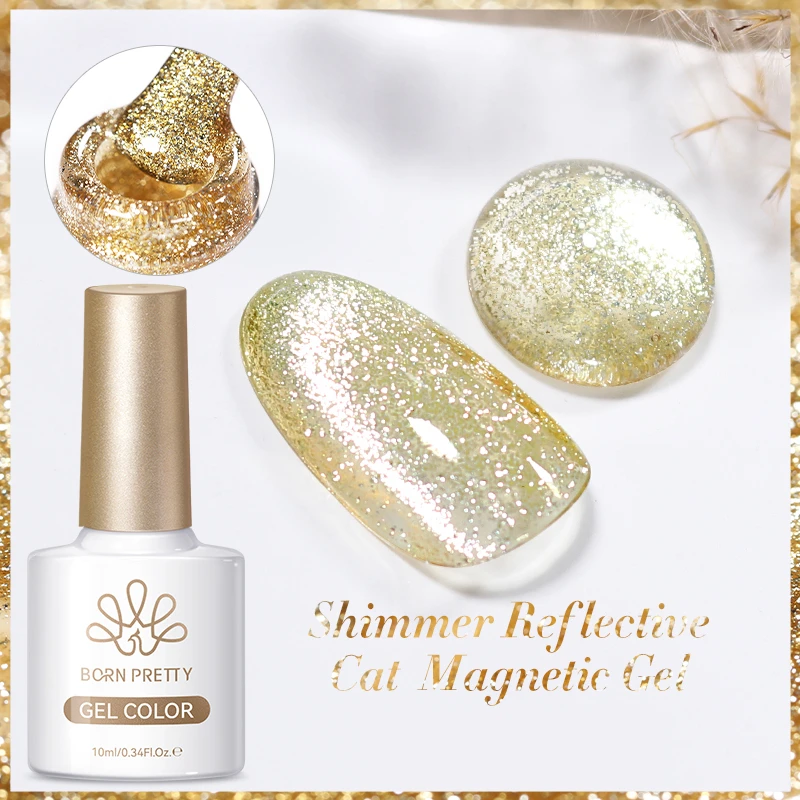 BORN PRETTY 117 Farben Cat Magnetischer Gel-Nagellack, 10 ml, vollständiger Lack, semi-permanent, super wunderschöne Nägel, Maniküre