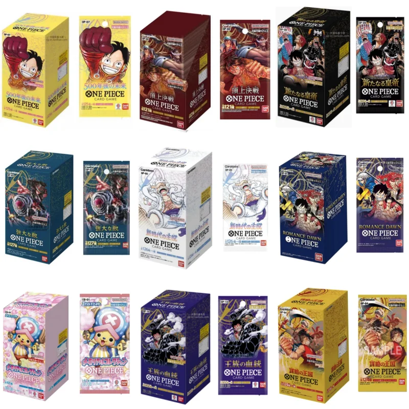 

2025 Hot One Piece Full Set Card Game OP01-OP12 EB01-02 PRB-01 Japanese Version Japan Anime Tcg Booster Box Card Collection Gift