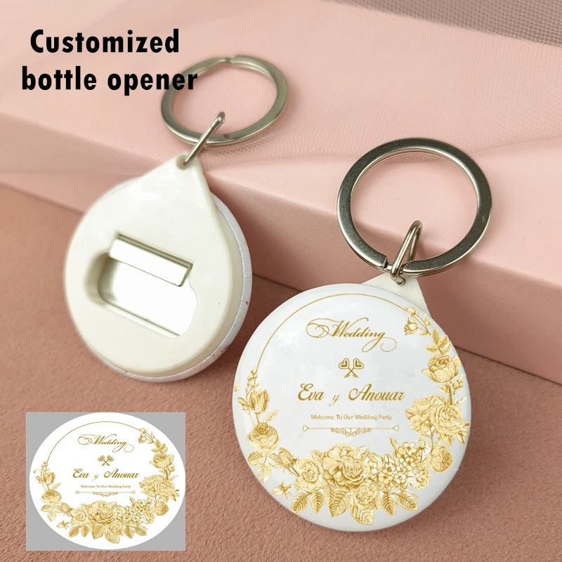 Spersonalizowane breloczki z otwieraczem do butelek i lusterkiem, prezenty ślubne dla gości, na baby shower, urodziny, personalizowane upominki na przyjęcia, pamiątki.