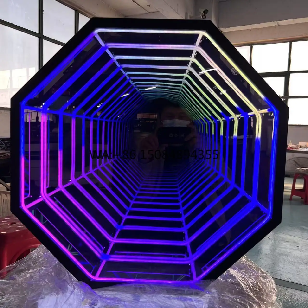 Multifunctional Back to the Future Sign LED Neon Amongus with Glass Customizable Colors & Eco-Friendly Design CE Certified
