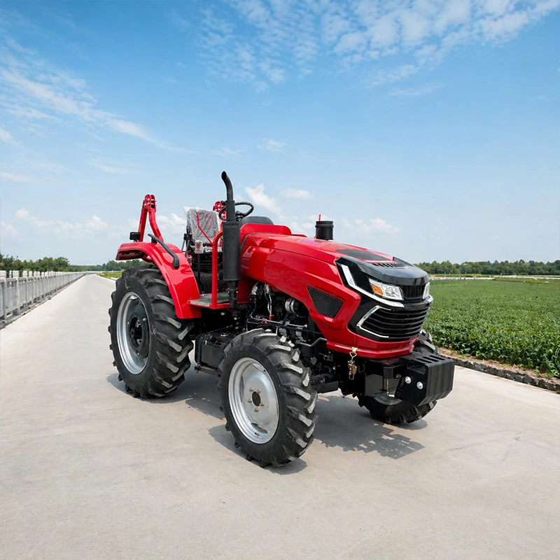 50HP Mini Tractor 4WD Farm Tractor Front End Loader Backhoe Mini Farm Tractor 4x4 for Greenhouse