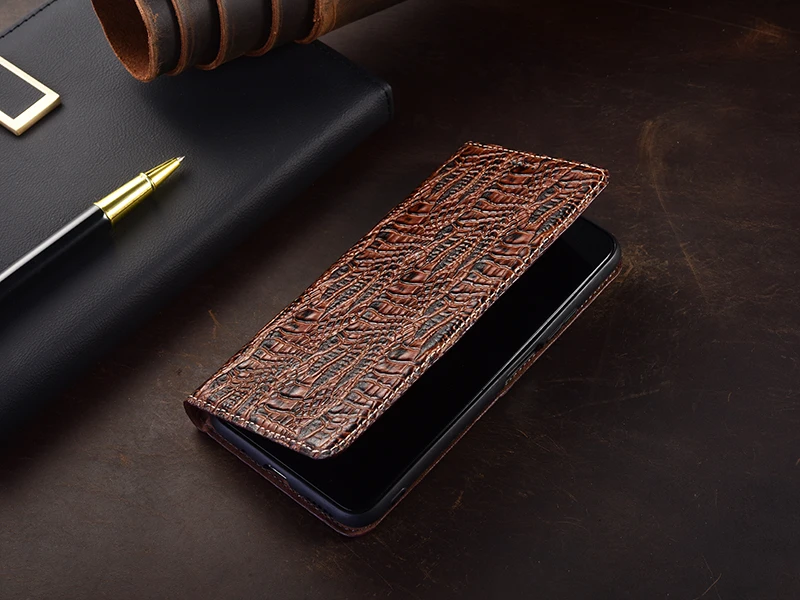 Dragon Claw Texture Real Leather For HuaWei Nova3 Nova 3i Nova2 Plus All Inclusive Phone Holder Case Flip Cover