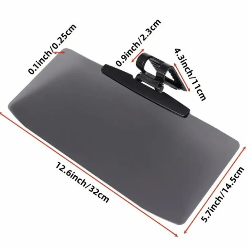 1pc Rotatable Car Anti-Glare Sun Visor Day Night Vision Driving Goggles Mirror Adjustable Angle Auto Interior Accessory