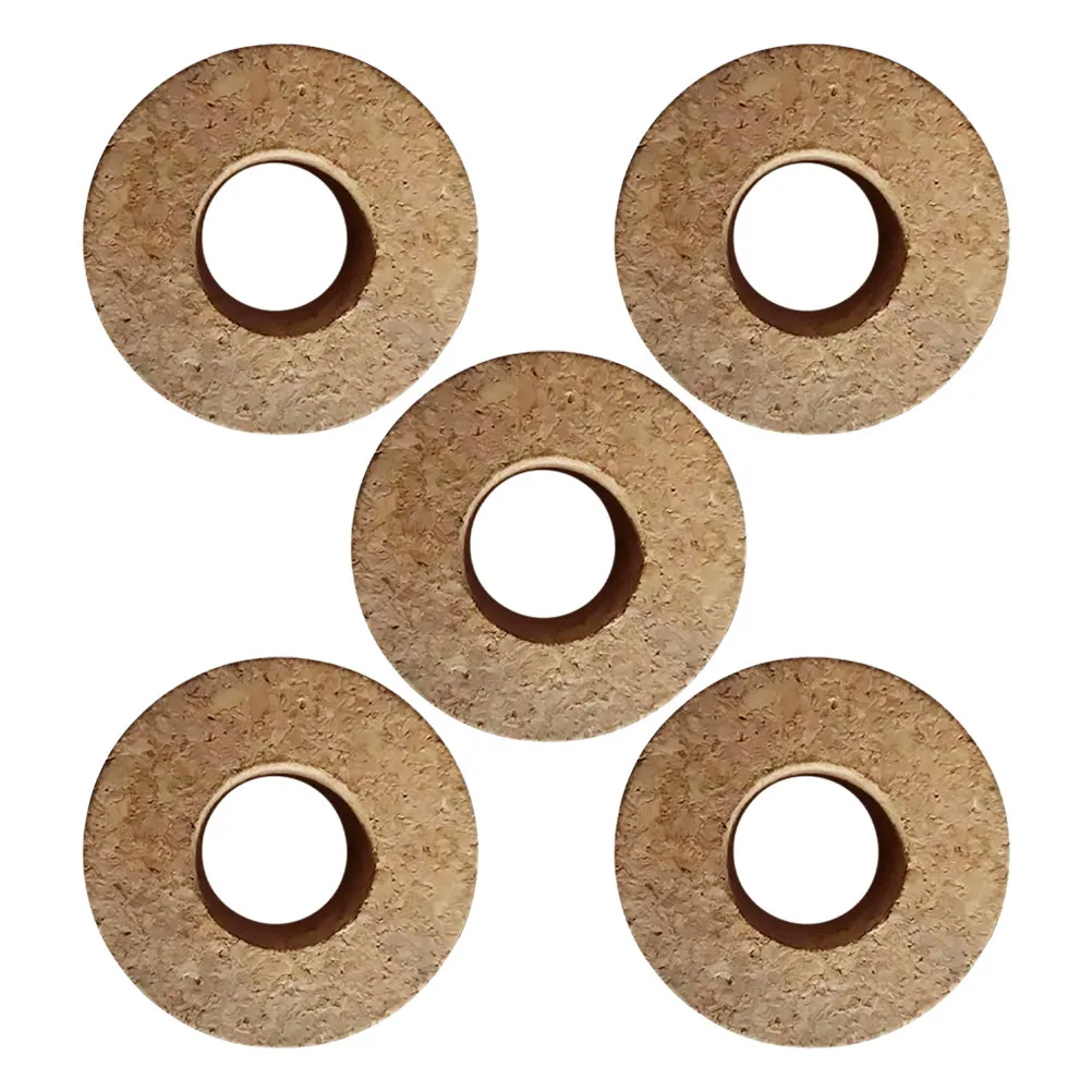 5Pcs Wooden Lid for Glass Hydroponic Vase 6.5cm Center Hole Natural Material Easy Use DIY Water Planter Desktop Propagating Vase