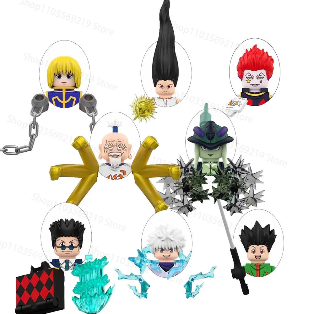 WM6234 Hunter x Hunter Gon Freecss Blind Box Actionfiguren Puzzle-Bausteine Sammlermodell Ornamente Spielzeug Geburtstagsgeschenke