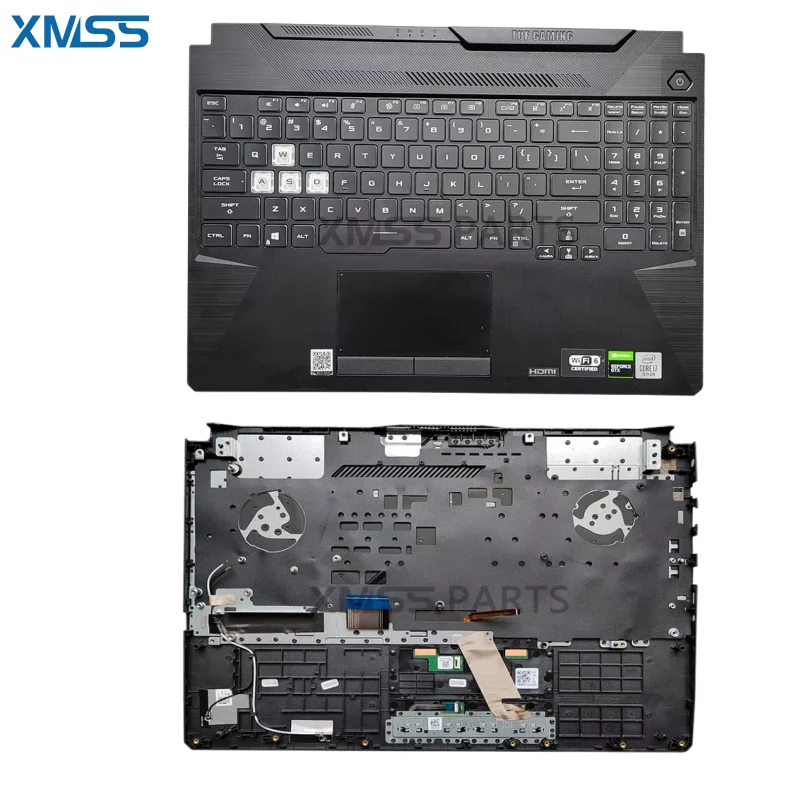 Palmrest Upper Top Case Keyboard With Backlit For ASUS FA506 FX506 FA506U FX506U