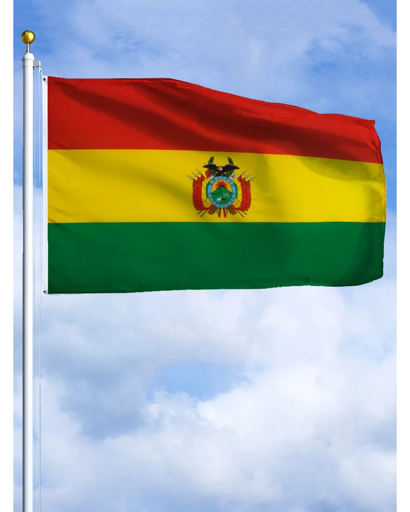 60 × 90 90x150 120 × 180 см Флаг с гербом Боливии Полиэстер Печатный Баннер гобелен для декора
