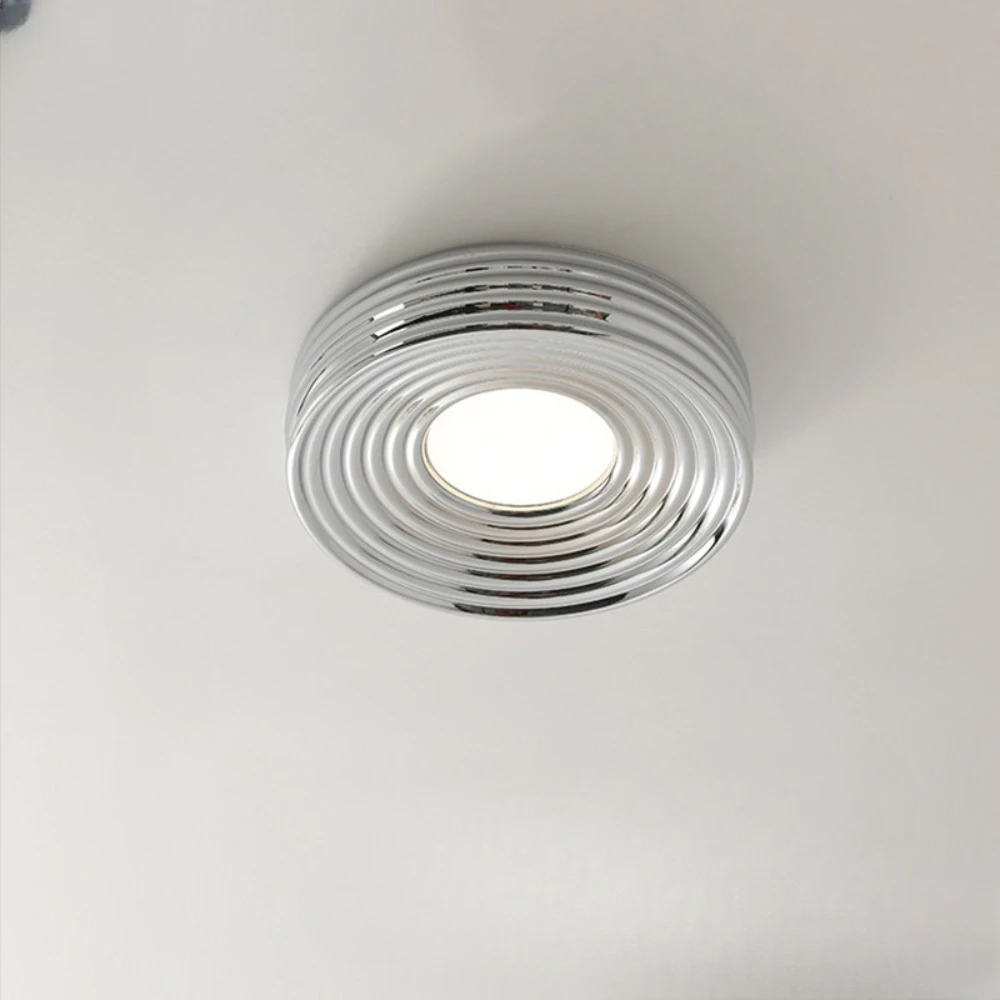 

Nordic retro creative Bauhaus modern bedroom room ceiling light silver living room balcony space study light