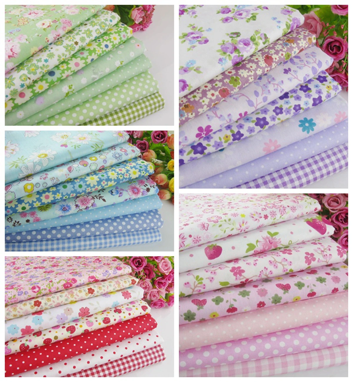 Delicate Pink/Red/Yellow/Blue Stripe  100% cotton Fabric Quilting fabric Clothes Home Textile Bedding Sewing Doll Cloth DIY A65