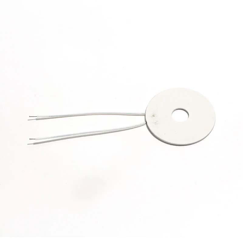 Φ38-16mm/Φ38-18mm MCH الحلقي ارتفاع درجة الحرارة سخان من السيراميك الألومينا لوحة التدفئة الكهربائية 3.7 فولت/5 فولت/12V110W 24V95W 2-3 أوم