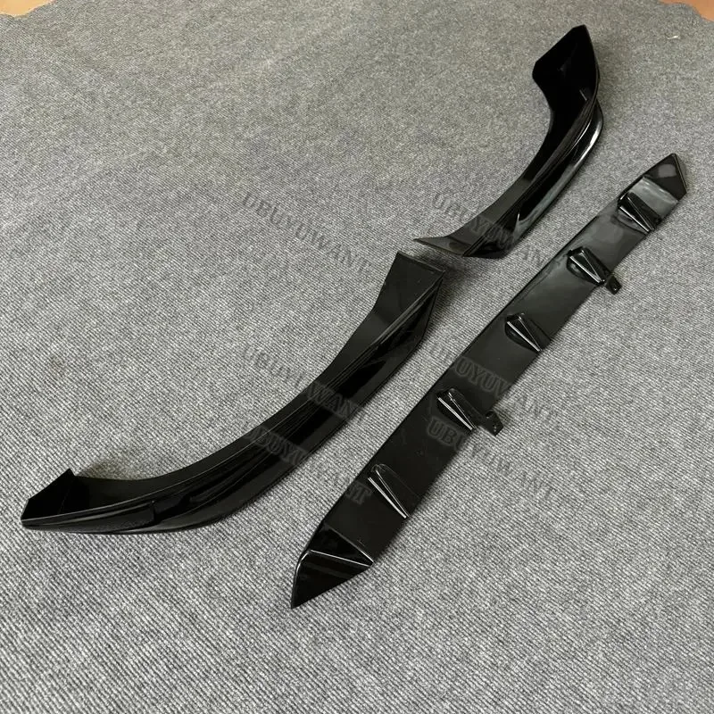 3 Pcs Car Front Bumper Lip Diffuser Splitter Body Kit Lower Bumper Protector For Volvo S60 V60 (Only For SPORT Style) 2020-2025 view 6