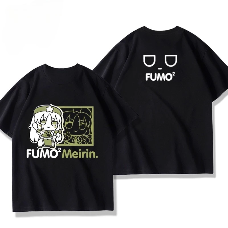 New Style Touhou Project Camiseta 100%cotton Short Sleeve Anime Game Gatekeeper Cos Clothing Shoujo Girl Style Aesthetic Unique
