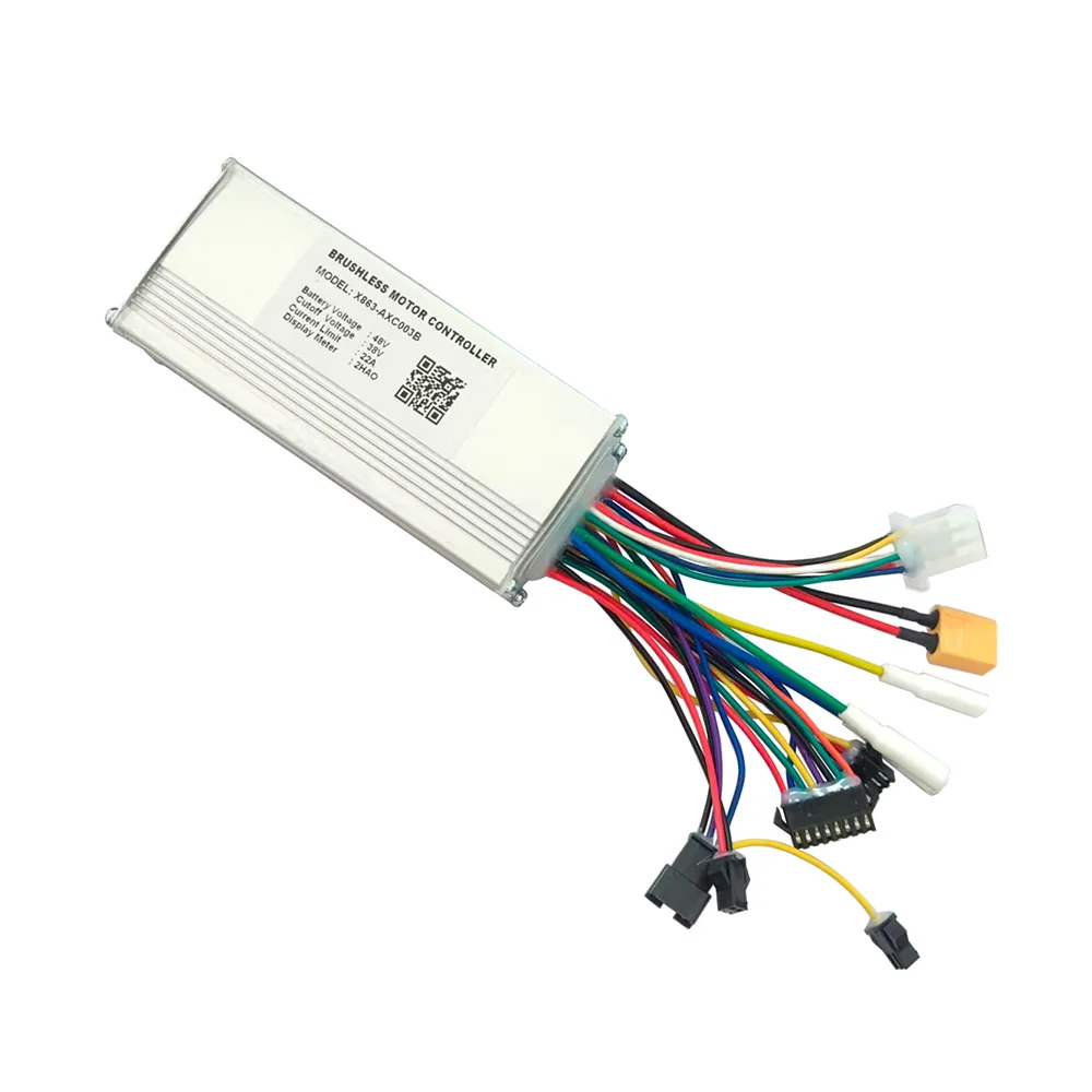 

Контроллер бесщеточного двигателя Ebike 48 В 22 А, регулятор скорости для 2HAO General X863-AXC003B для электрического велосипеда, скутера, мотоцикла