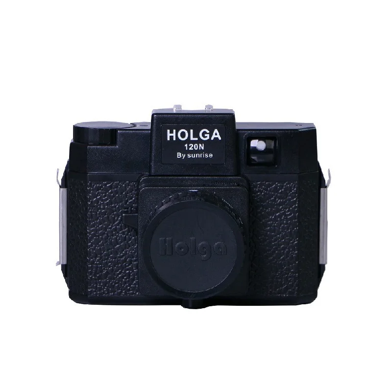 Black Holga 120 Film Camera Classic Colorful 120N Medium Format  Camera Lomography Xmas gifts