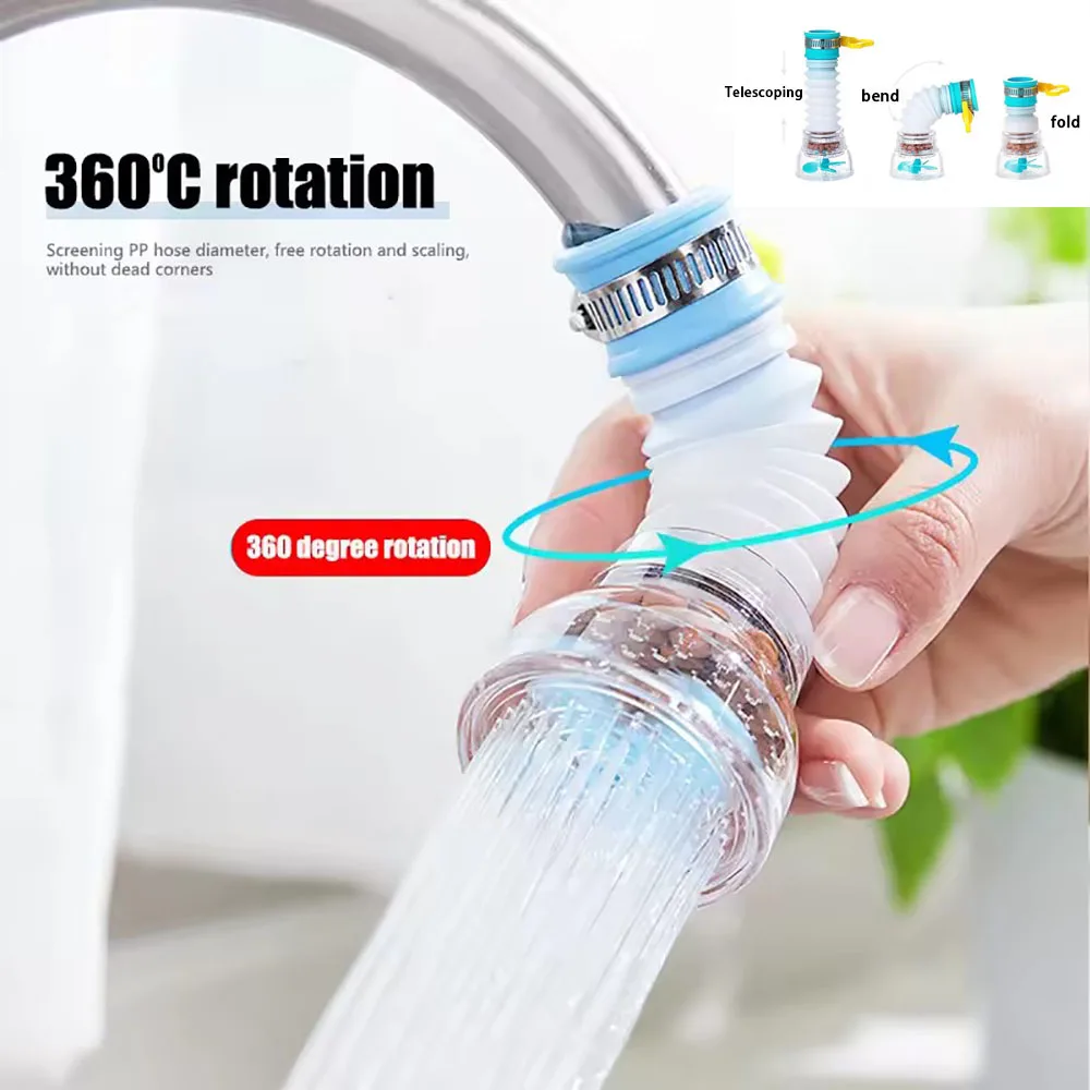 Universal 360 Rotation Faucet Bubbler Swivel Water Saving Economizer Head Shower Kitchen Faucet Nozzle Adapter Sink Accessories
