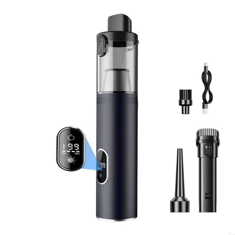 Wireless Portable Vacuum Cleaner for Car with Powerful Motor Metal Body Accessories Convenient Mobility Pack of 1 Quiet Use