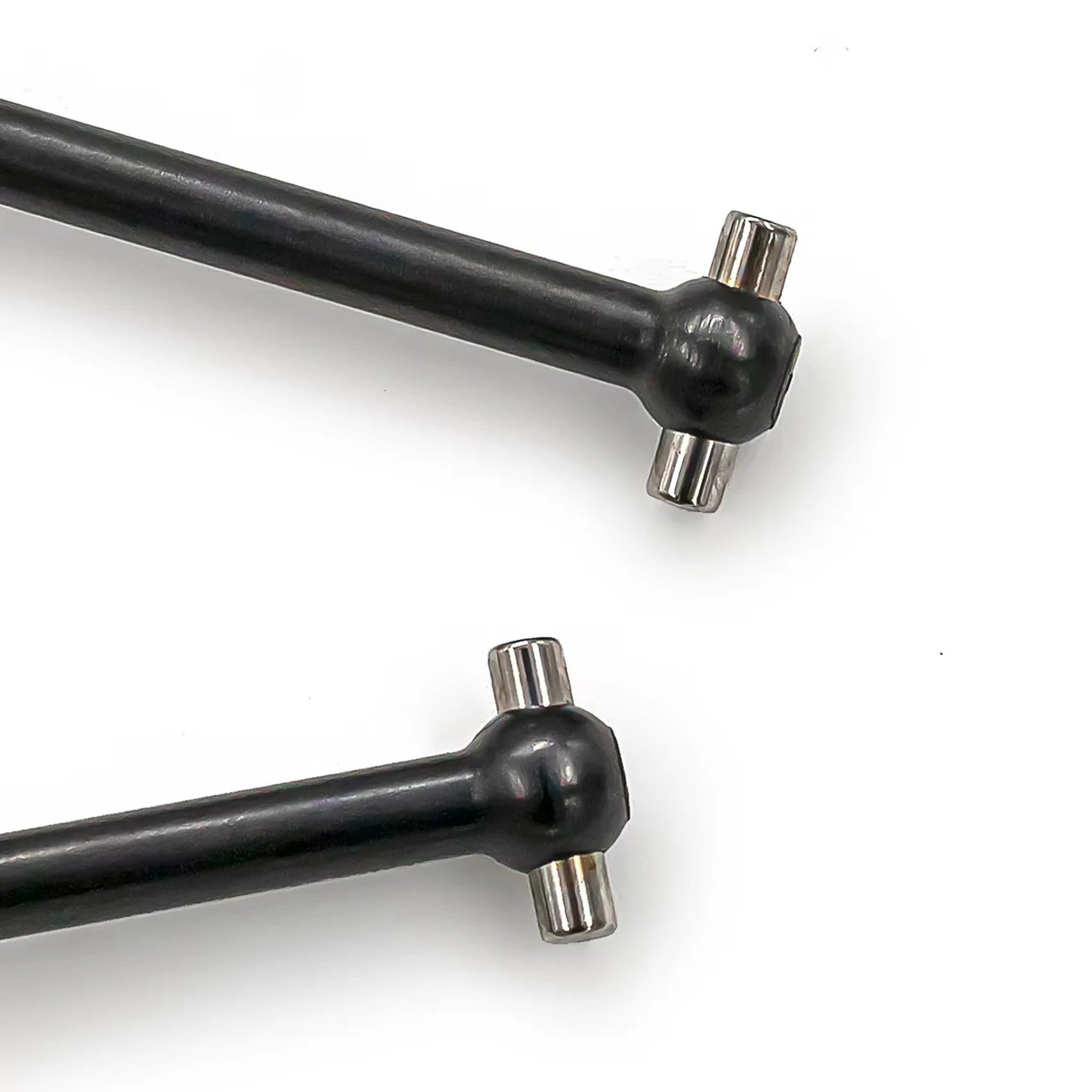 Dianteiro de aço e traseiro Drive Shaft CVD, RC Car Upgrades Peças, 1, 10 Traxxas Slash Rustler, Stampede Hoss, VXL, 4X4, 1, 4Pcs