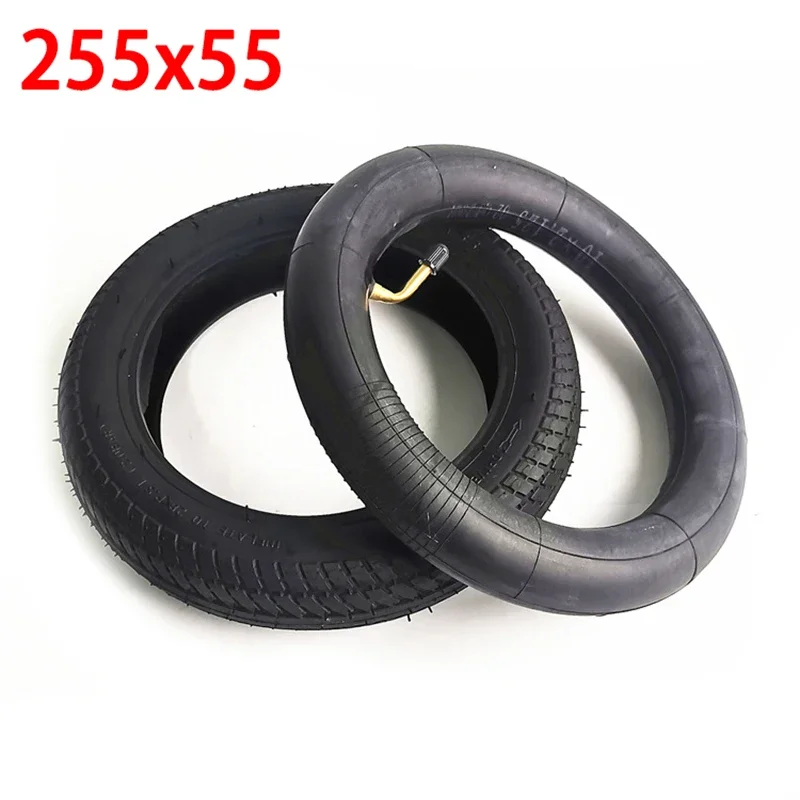 

10 Inch 255x55 Inner and Outer Tyre 255*55 Pneumatic Tire for Children's Tricycle, Baby Carriage Accessories