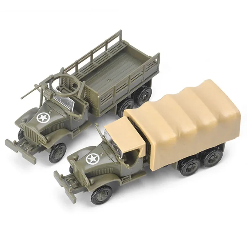 4D Model 1/72 Jimsy Allied Truck Cckw353 Off-road Vehicle Glue Free Assembly Model Military Toy Car 1pcs Random