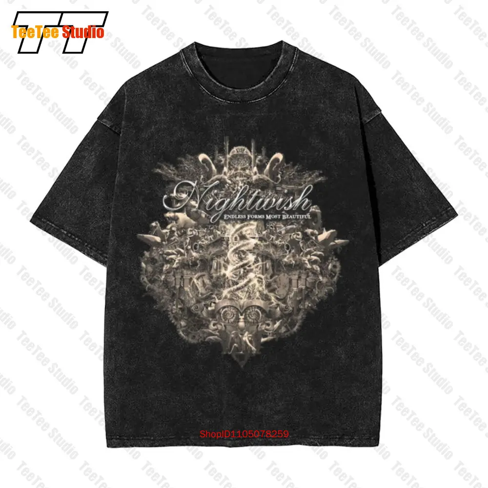 Nightwish Endless Forms Camiseta extragrande vintage más hermosa USVU