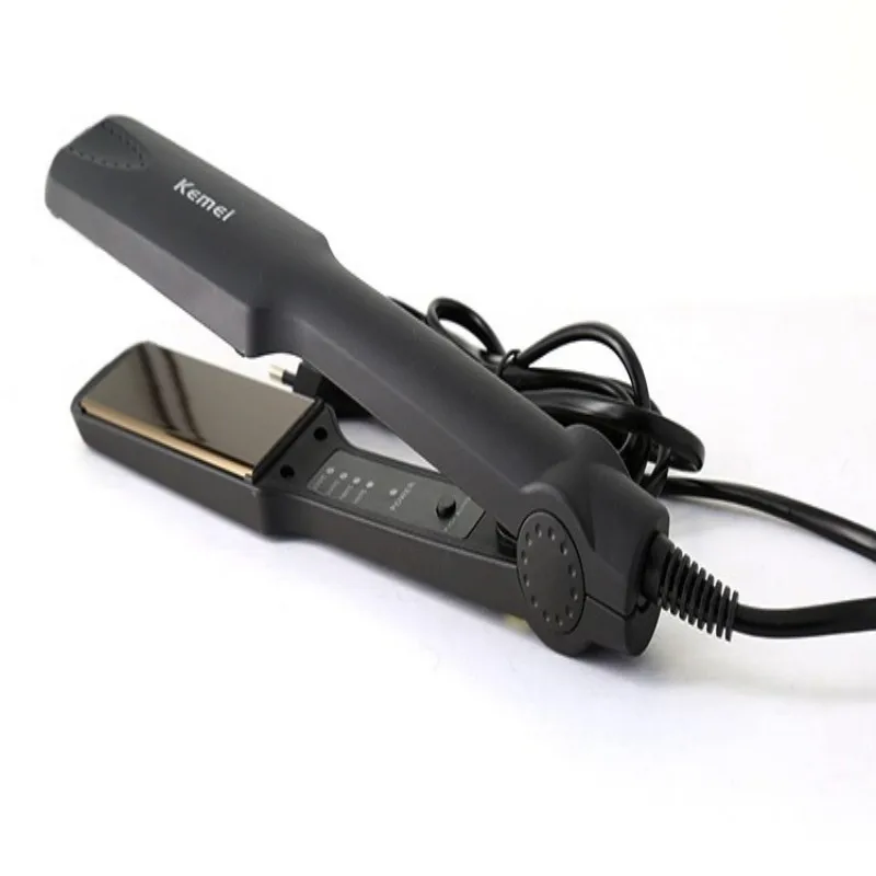 Kemei Professional Hair Straightener Styling Tools Hair Iron Curling Pranchas Chapinha Ionic Flat Iron Straightening Irons